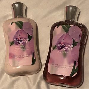 Enchanted Orchid lotion and shower gel